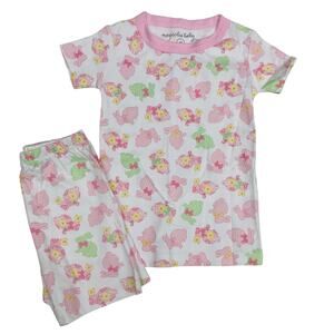 NWT Magnolia Baby 4T Pink Cottontails Shorts PJs